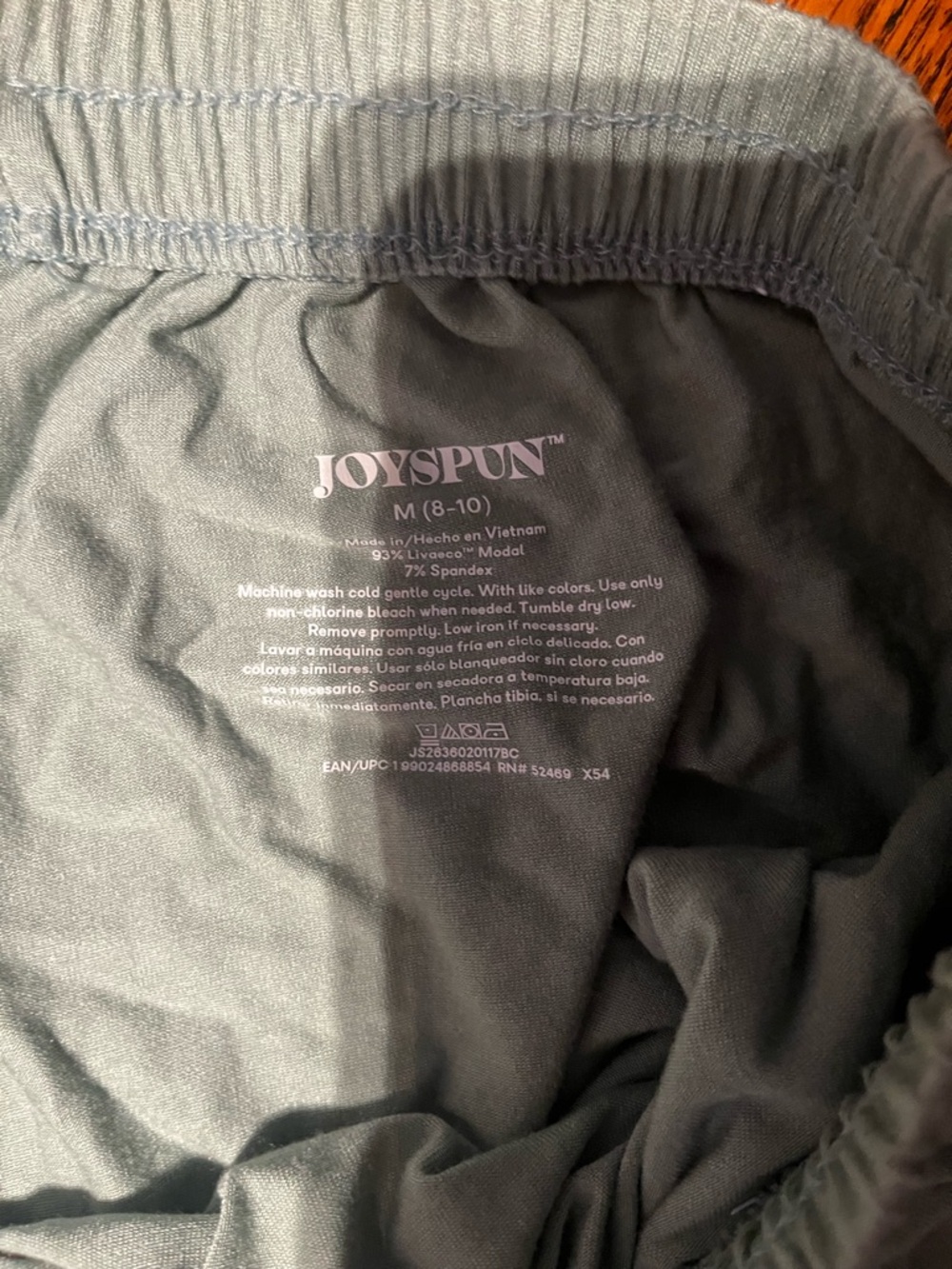 Joyspun Soft Slate Gray Lounge Shorts - M